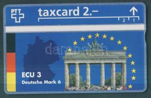 Németország 1993 ECU-Németország 2 egységes használatlan telefonkártya