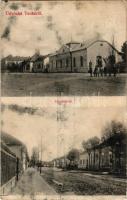 1912 Tenke, Tinca; utcarészletek. Ritter Jakab kiadása / street views (r)