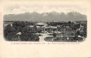 Tátrafüred Husz park with Café