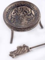 Ezüst (Ag) jelölő és asztaldísz, nettó 17g