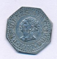 Német Birodalom / Weimari Köztársaság / Coburg 1917. 5pf Zn szükségpénz T:XF German Empire / Weimar Republic / Coburg 1917. 5 Pfennig Zn necessity money C:XF