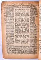 Babilóniai Talmud. Sábát traktátus. (Kivonat az 1890. évi vilnai kiadásból.) Vilna [Vilnius], 1898, ...