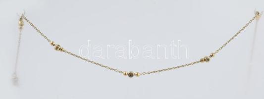 Olasz arany (Au) bokalánc, jelzett, 14k, nettó 3,21g