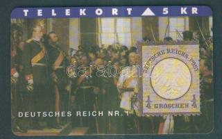 Dánia 1994 Deutsches Reich Nr. 1  5KR használatlan telefonkártya