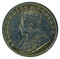 Brit-India 1936. 1/4R Ag "V. György" T:XF British India 1936. 1/4 Rupee Ag "George V" C:XF Krause KM#518