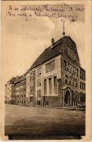 1924 Székelyudvarhely, Odorheiu Secuiesc; Református kollégium. Dragomán kiadása / Calvinist boarding school (EK)