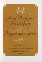 2 db számozott minikönyv: 44 Jewish Bookplates from Hungary. / 44 Magyar zsidó exlibris. (192./200)....