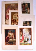 cca 1910 Kb 30 db kitöltetlen elsőáldozási, keresztelési oklevél 3-4 fajta