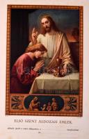 cca 1910 Kb 30 db kitöltetlen elsőáldozási, keresztelési oklevél 3-4 fajta