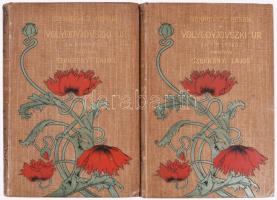 Sienkiewicz Henrik: Volyodyjovszki úr (A kis lovag) I-II. Történeti regény. Bp., 1902, Fordító. Kiadói festett Gottermayer-féle egészvászon kötés, festett lapélek, kissé kopottas állapotban.
