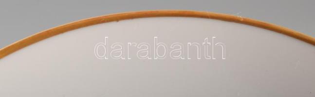 Rosenthal vékonyporcelán 6 darabos süteményes tányér készlet, jelzett, hibátlan, d: 19 cm