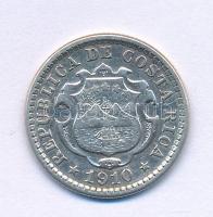 Costa Rica 1910. 10c Ag T:AU Costa Rica 1910. 10 Centimos Ag C:AU Krause KM#146