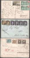 Svájc 1911-1947 2 db levél + Belgium 1925-1963 5 db küldemény (Mi EUR 70.-)