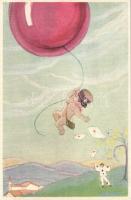 Little Postman on Balloon Chiostri