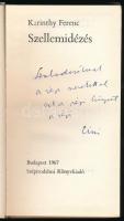 Karinthy Ferenc: Szellemidézés. A szerző, Karinthy Ferenc "Cini" (1921-1992) által DEDIKÁLT példány. Szántó Piroska illusztrációival. Bp., 1967., Szépirodalmi. Kiadói egészvászon-kötés.