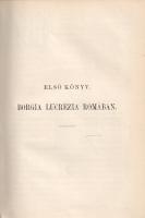 Gregorovius, Ferdinand: 
Borgia Lucrezia. Egykorú okiratok és levelezések nyomán írta Gregorovius. ...