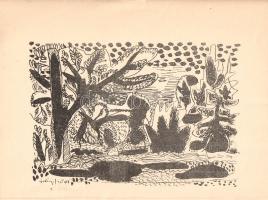 Gadányi Jenő: 
[Gadányi Jenő grafikái.]
[Budapest, 1957-1960 között]. (Vizi Ottó - Magyar Nemzeti ...