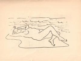 Gadányi Jenő: 
[Gadányi Jenő grafikái.]
[Budapest, 1957-1960 között]. (Vizi Ottó - Magyar Nemzeti ...