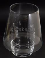 Retzsch Arzberg kézzel készült üveg szárazvirág váza / díszelem, jelzett, hibátlan, m: 28,5 cm