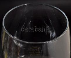 Retzsch Arzberg kézzel készült üveg szárazvirág váza / díszelem, jelzett, hibátlan, m: 28,5 cm