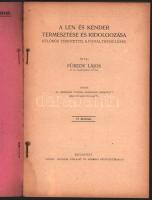 Füredy Lajos: A len és a kender termesztése és kidolgozása különös tekintettel a fonaltermelésre. 12...