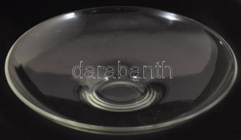 Kristályüveg kínáló, hibátlan, d: 27 cm