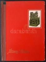 Madár motívum tengerentúli gyűjtemény kezdemény, sorok, blokkok, kevés bélyegzett bélyeg, 12 lapos n...