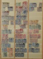 Oroszország + Szovjetunió sok példányos tartalmas előrendező, több ezer bélyeg a kezdetektől kb 1960-ig, 2 db könyvkötészeti berakóban