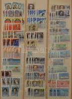 Oroszország + Szovjetunió sok példányos tartalmas előrendező, több ezer bélyeg a kezdetektől kb 1960...