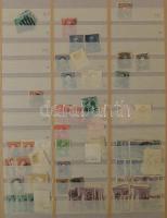 USA tartalmas rendező, több ezer bélyeg a klasszikusoktól 1969-ig, 2 db könyvkötészeti berakóban