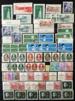 NDK 1955-1961 másodpéldány tétel, szépen rendezett anyag sok postatisztával, blokkokkal 16 lapos A4-...