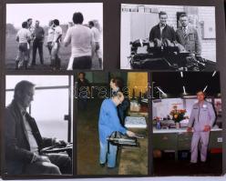 Régi fotóalbum 169 db fotóval, családi képek, buszok, teherautók