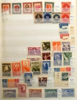 Románia 1952-1958 gyűjtemény jó kiadásokkal, előtte gyűjtemény maradvány a 30-as évekből. Magas katalógusérték! 16 lapos A4-es berakóban