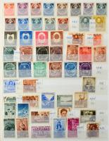 Románia 1952-1958 gyűjtemény jó kiadásokkal, előtte gyűjtemény maradvány a 30-as évekből. Magas kata...