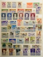 Románia 1952-1958 gyűjtemény jó kiadásokkal, előtte gyűjtemény maradvány a 30-as évekből. Magas kata...
