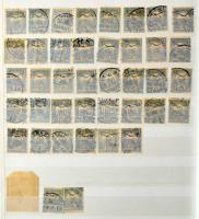 Több ezer Turul bélyeg 30 fehér lapos és 8 fekete lapos A4-es berakóban