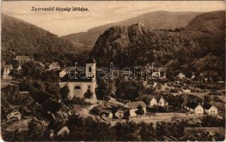 Szarvaskő, a község látképe. Baross nyomda kiadása (EM)