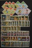 Magyar bélyegek főleg a 70-es évekből, 4 db 8 illetve 12 vastag fekete lapos Philux A4-es berakóban