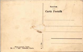 Torda, Turda; Lucullus üzlete, utca. Füssy nyomda kiadása / street, shops (Rb)