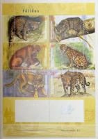 16 lapos közepes Schaubek berakó, benne 9 oldalon Mese és Állat motívum sorok, blokkok, közte 3 Walt...