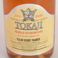 2000 Tokaji Száraz Szamorodni, Tokaj Kereskedőház, 0,5l, bontatlan
