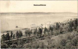 1907 Balatonföldvár, villák, nyaralók. Kiadja a Balatoni Szövetség (EK)