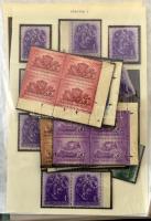 Kis háború előtti tétel többletpéldányokkal, sok apró nyomási eltéréssel, összefüggésekkel közepes b...