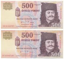 2006. 500Ft "A forradalom 50. évfordulója 1956. október 23." (2xklf: EB és EC) T:AU Adamo F54EE1