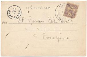 1901 Menyháza, Monyásza, Moneasa; Hidegvízgyógyintézet, uszoda, napfürdő. Női uszoda. Divald Károly ...