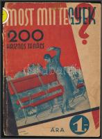 cca 1930 Mit tegyek...? 200 bevált hasznos tanács háziasszonyok részére, összeáll.: Dr. Déry József, megviselt állapotban, 62p