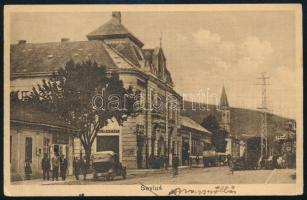 1939 Nagyszőllős képeslap "MAGYAR KIR. POSTA 104" kisegítő bélyegzéssel Debrecenbe