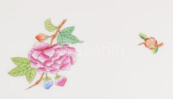 Herend eton mintás süteményes készlet. Jelzett, kézzel festett, hibátlan, d: 19-25 cm