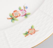 Herend eton mintás süteményes készlet. Jelzett, kézzel festett, hibátlan, d: 19-25 cm