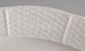 Herend eton mintás süteményes készlet. Jelzett, kézzel festett, hibátlan, d: 19-25 cm